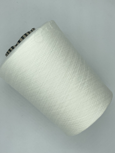 EMILCOTONI SPA art. CASHCOTTON Nm. 2/60 ХЛОПОК 85%, КАШЕМИР 15%  3000 метров в 100 граммах, цв. 01 БЕЛЫЙ