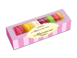 Пирожное «Macarons» 25г*7шт (коробка). 100% миндальная мука