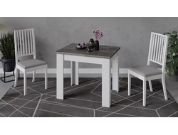 Стол раздвижной Промо Тип 3 Белый/Ателье темный