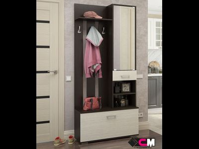 Сорренто Прихожая 910х2020х345 Венге/Дуб белфорт