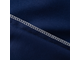 Однотонный сатин постельное белье с вышивкой цвет глубокий Синий CH021 (двуспальное, 4 наволочки)