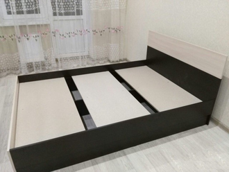 Юнона кровать 1,2 м (с настилом)