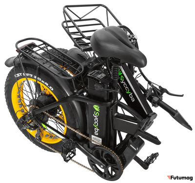 Электровелосипед SYCCYBA H1 (F10) DUAL 23AH желтый