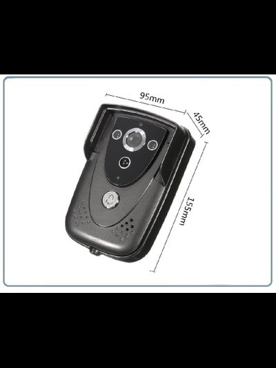 WiFi/LAN/СИМ вызывная панель видеодомофона, интерком связь с активным подавлением шума, открытие замка через мобильное приложение, HD. до - 10 град.С.