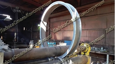 гибка швеллера по радиусу