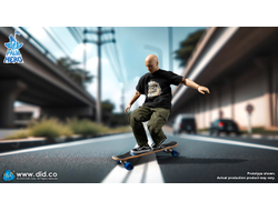 Скейтер - Коллекционная фигурка 1/12 SCALE Palm Hero Simply Fun Series  The Skateboarder (SF80004) - DID