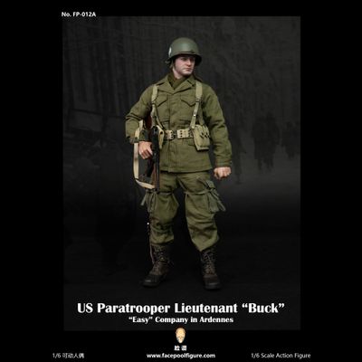 Американский десантник в Арденнах (зимняя форма) - КОЛЛЕКЦИОННАЯ ФИГУРКА 1/6 US Paratrooper Lieutenant Buck (FP-012A) - Facepoolfigure