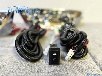 Противотуманки Toyota Prado 120 (1 линза под лампу)