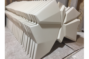 Панели "Бабочка" в сушке