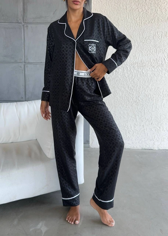 Пижама женская цвет черный 46-48