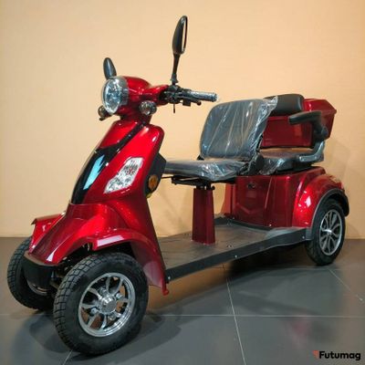 Электроскутер четырехколесный двухместный Syccyba 4rike X2