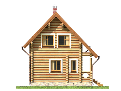 Гостевой дом-баня ДБ-19, площадь 61,3 м2