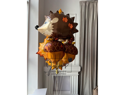 Связка из шаров с ёжиком