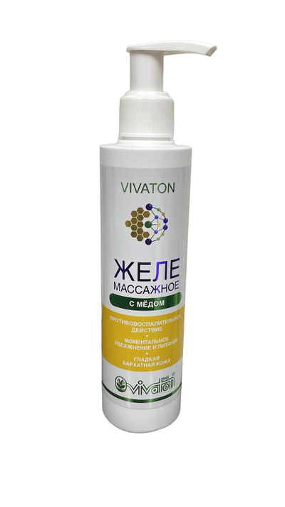 Желе  виватон массажное  с медом, 250 мл