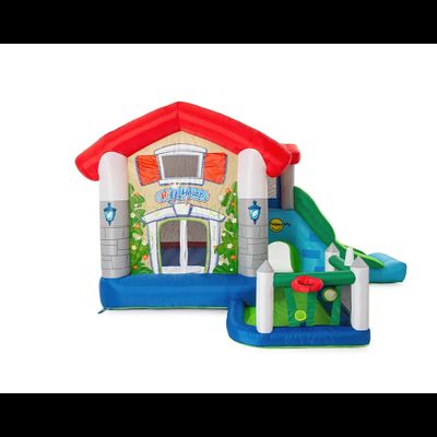 Надувной батут с горкой «В гостях у сказки»