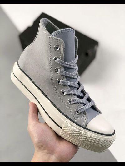 Кеды Converse Lift замшевые серые на платформе