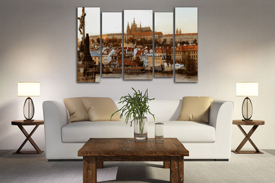 Модульная картина "Столица Чехии"