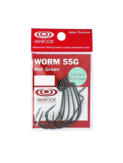 Крючок Vanfook Worm 55G 4/0 (5шт.)