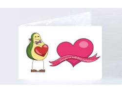 Обложка на зачетную книжку #11 на День влюблённых, 14 февраля