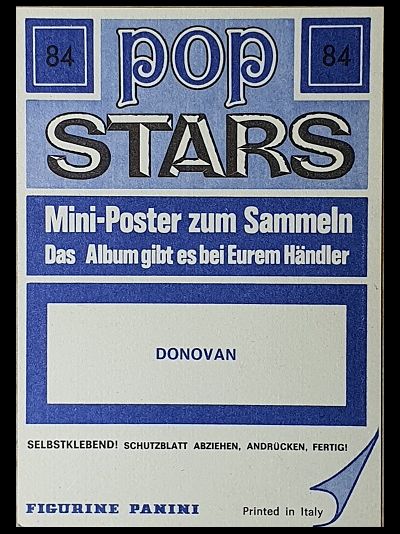 Donovan Original Music Card Archive