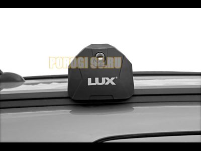 Багажная система БС6 LUX SCOUT черная на интегрированные рейлинги для Citroen C4 Aircross 2012-2017