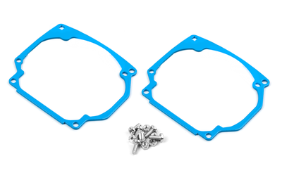 Переходные рамки для Volkswagen  Passat B6 дорестайлинг (2005 - 2008) адаптивные фары AFS биксенон под модуль Hella 3R/Hella 3 (Комплект, 2шт)