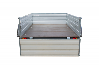 Прицеп двухосный РУСИЧ 253Д / 2440 х 1220 мм / 750 кг / окрашенный