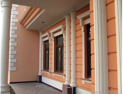 Фасадные полуколонны Лепнинапласт-основания, капители и стволы полуколонны