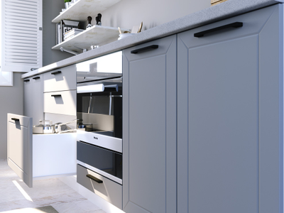 Глетчер Гейнсборо силк модульная кухня