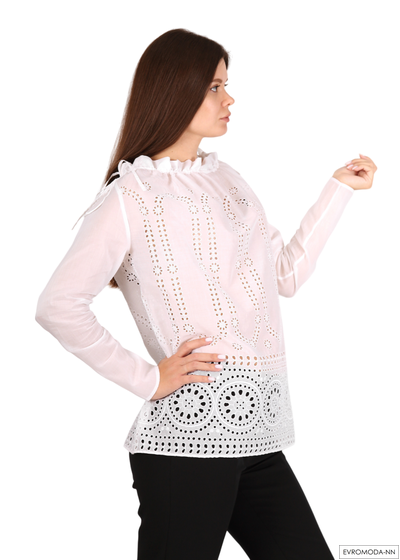 Блузка белая Айда-PX (р. 40/48 RU)