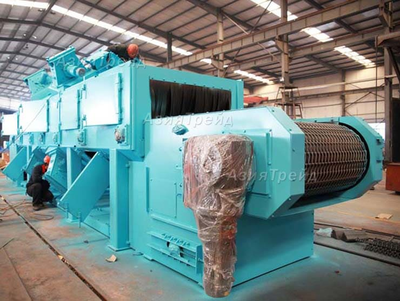 Дробемет с сетчатым конвейером