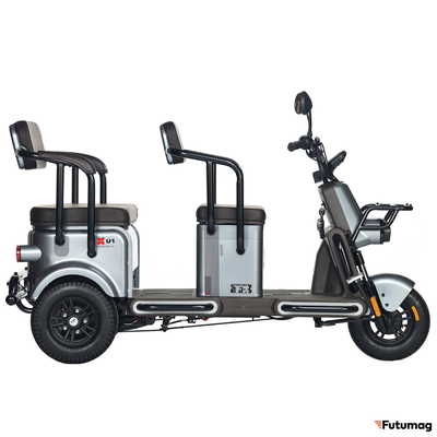 Электротрицикл Wanshida U1-X 60V 800Вт серый