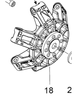 Паук ведущего вариатора оригинал BRP 417223778/417223565 для BRP LYNX/Ski-Doo