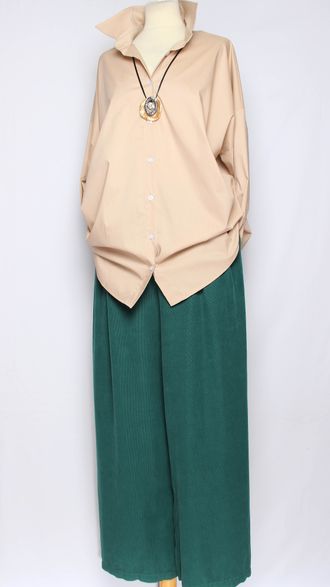 РУБАШКА "КЛАССИКА без Кармана" бежевая р.50-60