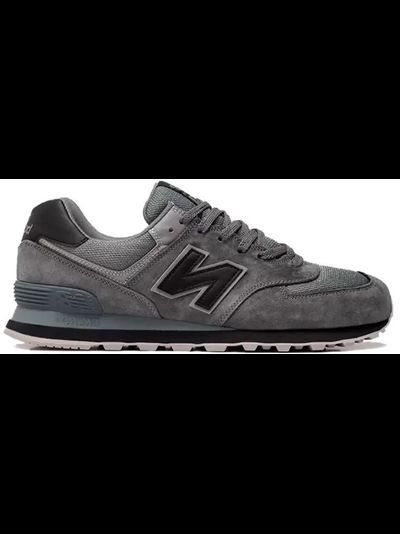 New Balance 574 Dark Grey Black мужские