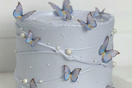 Торт "С бабочками"