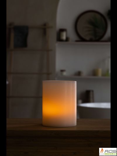 Гладкий парафиновый плафон для LED свечей - 11,7*15см