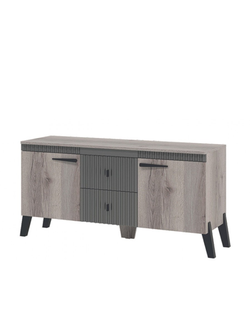 Ольга 3 тумба ТВ  сильвер