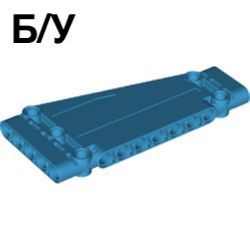 ! Б/У - Technic, Panel Plate 5 x 11 x 1 Tapered, Dark Azure (18945 / 6163681) - Б/У