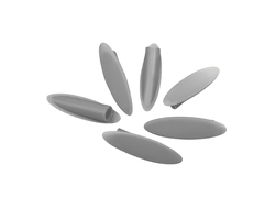 Заглушка под косой шуруп С1-05  серый (100 шт)