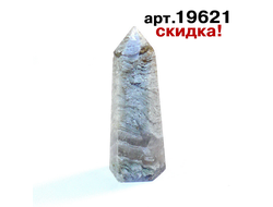 Кварц натуральный с серицитом (карандаш) арт.19621: 18,6г - 52*19*15мм СКИДКА!!!