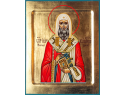 Иона, Святитель, архиепископ Новгородский. Рукописная икона.