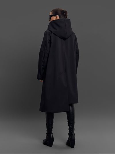 Плащ Train Черный