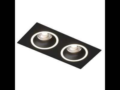 Точечный встраиваемый светильник Denkirs DK2062-BK