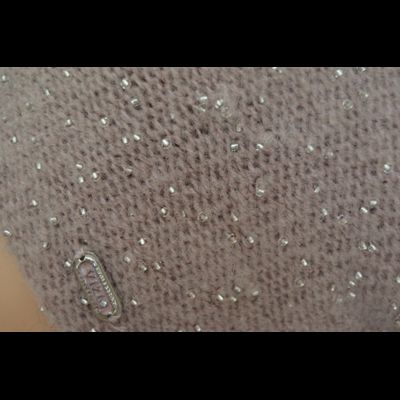 Розовый берет с бисером для женщин Италия Vizio 6459