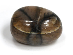 Хиастолит (андалузит), галтовка, Китай (20*15*12 мм, 8 г) №28843