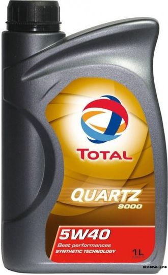Total Quartz 9000 SAE 5W-40 (1л) синт. A3/B4 PSA B712296