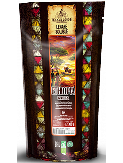 Кофе Brocelliande Ethiopia Kaffa растворимый, гранулы, м/у, 200 г