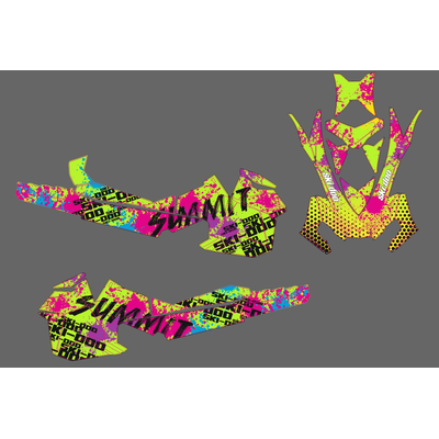 Наклейки на снегоход ski doo summit - 2010 2011 2012 2013  №1800