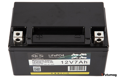 Аккумулятор для мототехники SKN LiFePO4 YTX7A-BS (12V/7Ah/105A)
